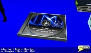 As instructed by the Ministry of Propaganda, I burned a CD of 7th Son, Book 1, Episode 1 - SL Style! In Mission #2 (Operation Burn, Baby, Burn), I am to make 5 or more of these and get rid of them. I downloaded the podcast, split it up into 262 sound clips of 10 seconds each, and made a CD to play them all in succession. Ok, it gets some gaps in between if the sim you are in is slow, or your connection is slow - but hey, you can also click on it to get a link to the official website. Anyone can come and take a copy of this first episode and redistribute it. From Dedric Mauriac via blogHUD