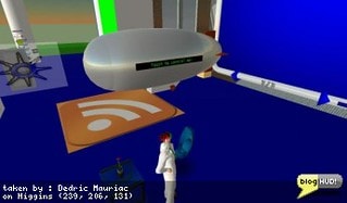 I dug into the vehicle parameters to undestand how to make things hover and control there boyancy. I now have a crude working blimp :) I am able to make it go up, down, forward, reverse, and rotate left/right. Joy ... Now I need to make the controls more streamlined. I need to find or make up some sounds too for the motors. At the moment, someone walks up to the blimp and touches it. It asks to take over there controls. Upon agreement, the blimp changes its text on the side to say the persons name. No one else can take control until the driver releases control of the blimp. It seems hover will only work up to 100 m. above the current terrain. I need to look into hovering higher. From Dedric Mauriac via blogHUD