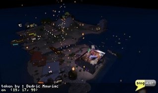 Bucket beach is full of firework displays at Nowhereville. They have all kinds. Sparklers, FIrecrackers, smoke, rockets, bursts, missiles, roman candles, bottle rockets, bombs and more. What a blast! From Dedric Mauriac via blogHUD