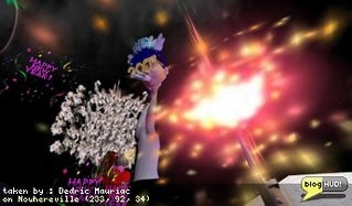 Woohoo! 2007 on the East Coast baby! Enjoy every moment of it. Horns, fireworks, and any kind of noise maker you can think of are going off. I haven't heard this much noise other then from Grid Attacks. What a very festive and exciting night. From Dedric Mauriac via blogHUD