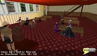 I talk to a group of people in Steelhead about Open Source Software and its affects on Second Life after Linden Labs big announcement of releasing the client as OSS. Darien Mason invited me to talk about it, but i didn't realize he was going to give me the stage. So unprepared. I'm more used to group discussions. It seems like it is going well though. From Dedric Mauriac via blogHUD