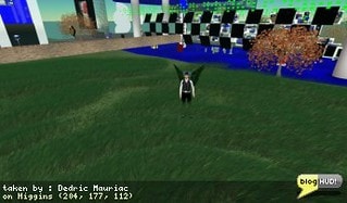 You gotta love particles for making nature possible in SL. A while back, I created a grass generator for a friend of mine. A big circle of grass is created and each particle lasts for 30 seconds. The unfortunate part is that grass seems to dissapper and reappear in random spots. Also, people can have there particle limits set very low and may hardly see anything (or nothing at all). The best thing that these folliage particles are for are photographs. And I must admit, I don't see any grass disappearing from this picture and popping up in other places. I got a request to make some tulips today. I'll have to work on that this weekend. From Dedric Mauriac via blogHUD