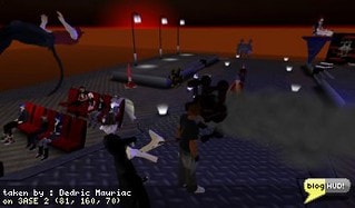 I received an invitation to attend an event for the official release ceremony for the Tyro Tech WASP Attack Droid. It's been worked on for over a year. This automated droid can be controlled from hundreds of kilometers away. It has a radar display too. Using its chat relay, you can taunt your enemies from a large distance. The robot also has a health meter, so you can kill it off too. The colors are customizable as well to fit within your role playing environment. Five people were chosen to win a free WASP. Everyone else attending is able to get one at a reasonably discounted price. Anyone who can sell three of them will also get one free. Some items were given away free at the end From Dedric Mauriac via blogHUD