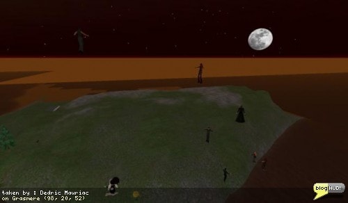 As I write this, I am hoving in the air with tons of other residents trying to make our way into any of the four sims that host the town halls. The world map shows an outline on the parimeter of all four sims of others on this quest. The Lindens refused to setup voice for there linden radio and repeaters could not be found at any of the infohubs. Gwyneth Llewelyn tried to shout most of what was going on so some people could get in on what was being talked about. All I can do is keep trying to walk over the sim boundary and hope I get lucky (or give up). From Dedric Mauriac via blogHUD