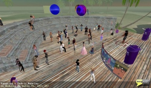 McDunnough's Speakeasy has been full tonight. IshtarAngel Micheline invited everyone in the Second Life Relay for Life group to come on down. I missed Dann Numbers, but I did get to see Maximillion Kleene perform when I arrived. All funds that are raised go directly to cancer research. From Dedric Mauriac via blogHUD