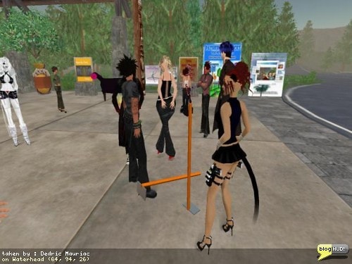 Along with voice comes the ability for everyone to say what they want. Someone kept repeating that they wanted hoes. What better way to to please someone then to build a garden hoe and hand out free copies. Someone said they were going to rename them to sweet hoes and sell them. They were going to exploit my hoes. Oh how I love the puns. From Dedric Mauriac via blogHUD