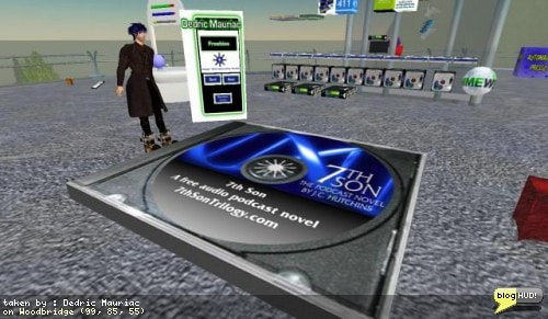 Back in December, I created an item that would play a 45 minute long podcast. The podcast was that of 7th Son by J. C. Hutchins. I've started a wiki lately and had been trying to document details about my products and get different websites synchronized with the content. I got diverted when I took on 7th son. It lead to a few updates and fixes as well as me releasing the code behind it as open-source. That's rite folks. If you want to play large audio files, the code is there for you to grab. The interesting news is that the third book is about to be released on 7-7-2007 (gotta love those sevens). There will be a release party in world on podcast island. From Dedric Mauriac via blogHUD