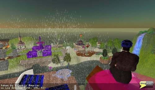 I've had a tough night and a scattered day. I'd spend some time in Second Life today, but I can't keep my eyes open any longer. At least I found a nice view before I go to sleep. From Dedric Mauriac via blogHUD