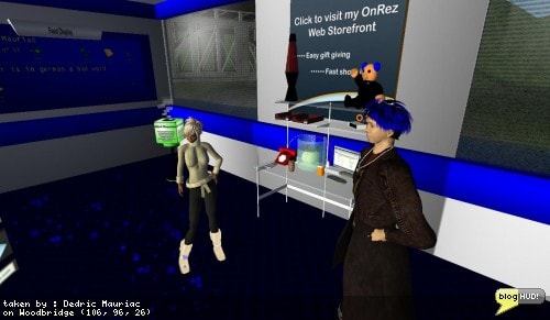 Ama DeCuir was looking around at the gadgets that I sell. I am working on my customer service and social skills and went over to have a chat to assist and stir up a conversation. We began talking about what she was looking for and I helped her out. During our conversation we talked about pandora bots for AI behind my chatbots. She led me over to another music service, called Pandora, that I hadn't heard of yet. Similar to Last.FM, this one lets you listen to music and adjusts its playlist based on what you (and other people with simlar interests) prefer listening to. Music is given a thumbs up or a thumbs down. From Dedric Mauriac via blogHUD.com