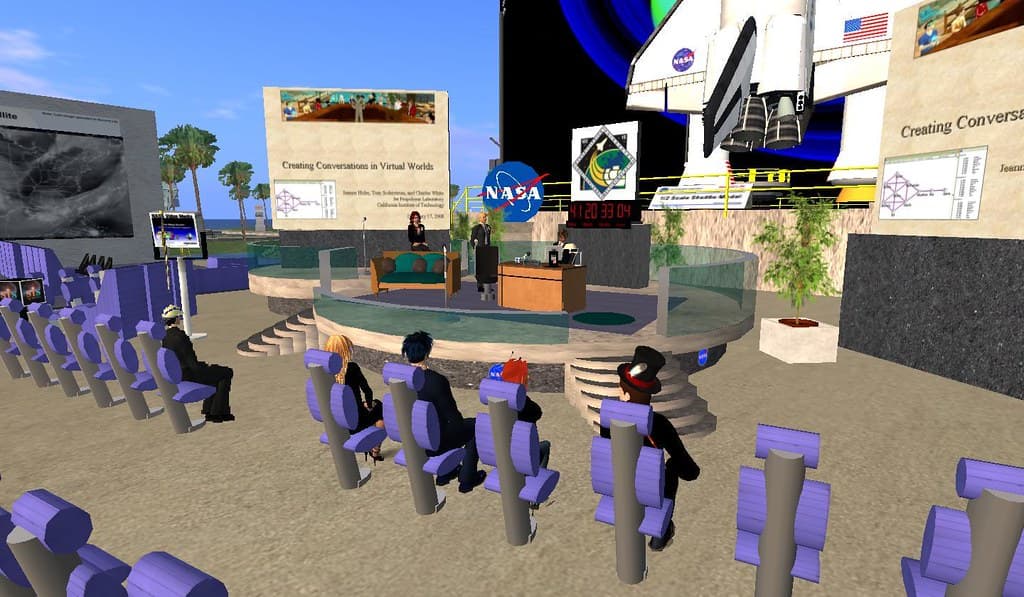 There is a Panel Session at Explorer Island starting at 10am slt called "Creating Informational and Virtual Space for Knowledge Sharing".This session is number three, part of the Ontology in Knowledge Management and Decision Support (OKMDS): Making Better Decisions. Panelists: MarcelaOliva (LATTC Architecture, LACCD Facilities K.M.), JeanneHolm (NASA/JPL) and TomSoderstrom (NASA/JPL) And Jet Burns hosting the SL version of the conference. ontolog.cim3.net/cgi-bin/wiki.pl?ConferenceCall_2008_01_17 Posted by Second Life Resident Dedric Mauriac. Visit Explorer Island.