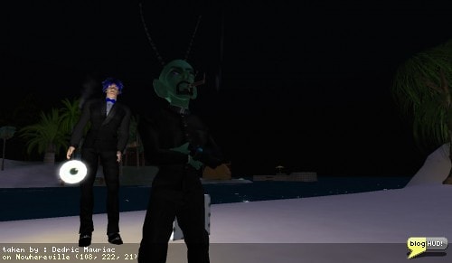 As the eye ball scanner reports information to us back on the ground, I debate some ideas on how to speed things up with results. Once it got above 40 meters, there was simply nothing much in the sky for it to detect. Radar has given me some good advice such as reporting percentage of completion, and total prims found so far. I customized the scanning range to be 7.5 meters. 10 meters caused it to pick up more than 16 prims at some spots. Later i'll have the box send out a separate scanner to rescan those areas in smaller incriments. Perhaps sending out multiple scanners for large areas would help speed things up as well. From Dedric Mauriac via blogHUD.com