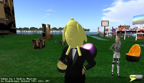After the show, ELLiebob Bean mentioned that I should get some checken soup. I brought out one of my oldest jokes of a chicken. Ellie handed me a pot of chicken soup as well. Funny thing is, I don't feel sick. How did we get around to talking about chickens? From Dedric Mauriac via blogHUD.com