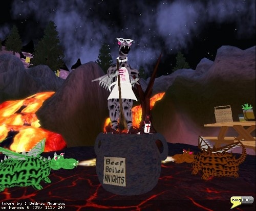 The Relay for Life of Second Life main event is going on this weekend. Here is a picture from one of the places along the track. You can make a web donation to my team - Take THAT, Cancer! through our teams page at The American Cancer Society site. From Dedric Mauriac via bloghud.com