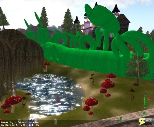 The Relay for Life of Second Life main event is going on this weekend. Here is a picture from one of the places along the track. You can make a web donation to my team - Take THAT, Cancer! through our teams page at The American Cancer Society site. From Dedric Mauriac via bloghud.com