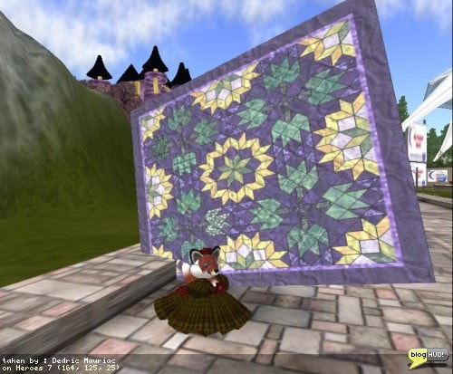 The Relay for Life of Second Life main event is going on this weekend. Here is a picture from one of the places along the track. You can make a web donation to my team - Take THAT, Cancer! through our teams page at The American Cancer Society site. From Dedric Mauriac via bloghud.com