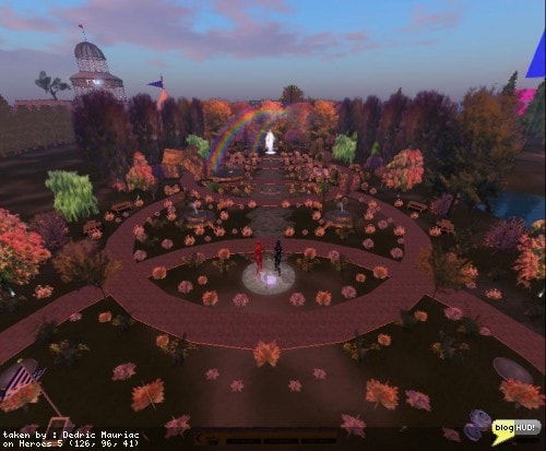 The Relay for Life of Second Life main event is going on this weekend. Here is a picture from one of the places along the track. You can make a web donation to my team - Take THAT, Cancer! through our teams page at The American Cancer Society site. From Dedric Mauriac via bloghud.com