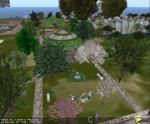 The Relay for Life of Second Life main event is going on this weekend. Here is a picture from one of the places along the track. You can make a web donation to my team - Take THAT, Cancer! through our teams page at The American Cancer Society site. From Dedric Mauriac via bloghud.com