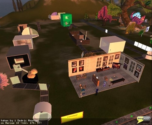 The Relay for Life of Second Life main event is going on this weekend. Here is a picture from one of the places along the track. You can make a web donation to my team - Take THAT, Cancer! through our teams page at The American Cancer Society site. From Dedric Mauriac via bloghud.com