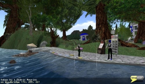Korii Tiger told me about a fishing game that she was playing and wanted to setup. I had thought she was referring to Nea-Realms Fishing Game. It turns out that there is another fishing game now. 7 Seas Fishing Game is much like the older game. In fact, the older game has added some features to keep in competition with 7 Seas. Korii has made a really nice fishing area that we can all fish at. WiseOwl Blessed and I were trying out the new game. She has got 74 points in first place already, where I am in third place with 7 points. From Dedric Mauriac via bloghud.com