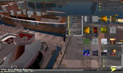 I saw a post on New World Notes about a new release for Kirstens Viewer. This was the first (only?) viewer to enable shadows in Second Life. I decided to try it out and see where it takes me. It operates similar to the regular SL viewer with a few addtions. The asset browser is a nice way to view your textures. The scanner was handy showing me a list of people and their distance from my location. It even works with skype, although I don't know how it uses it just yet. In my first five minutes, the viewer crashed. From Dedric Mauriac via bloghud.com