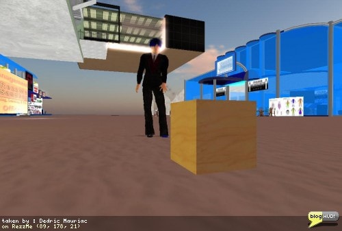 I no longer have land to build upon, so I started looking for sandboxes. These are places that invite people to build all they want. Unfortunately, they are often plagued by griefers. I went to a non-Linden owned sandbox, hoping to avoid the chance of running into one. It wasn't long before spyros Emolite started to give me some problems. He started by saying hello in another language, and then started a small conversation asking what I was doing. He immediately asked to go behind a "blue thing" so that he and I would be alone, not to be scared, and he will be soft. I asked "Please go away". Shockingly, he agreed, notified me that I would loose something very big, and actually left! Wierd. From Dedric Mauriac via bloghud.com