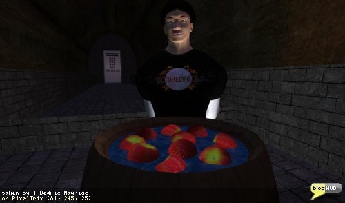 I decided to head on over to octoberville and check it out. I haven't been here for years. The last time I came down here, I got a laptop and a filing cabinet in 2006. A few things have changed since then. The scavenger hunt has grown a bit and seems to have a story associated with it. Some rooms will not work unless you solve puzzles in others. There is also a role-play aspect to it and some puzzles need more than one person to help you out. It's a long game. The lag isn't any help either. That has got to be the worst part of it. I guess that is why they say it will take a few days to complete the hunt. From Dedric Mauriac via bloghud.com