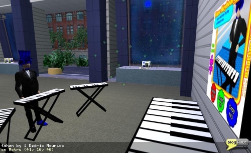 Matthew Kidomen got a copy of my touch-based piano today. He thanked me for a "working" piano after he opened it at a sandbox. I expected to just see a regualr SL piano that would play it's own music. He seemed pretty surprised and amazed that it was a real keyboard with working keys. His last words were that he could only play Yankee Doodle Dandy. This was pretty funny because that was the only song that I've been playing on it myself. I even posted a video of it on YouTube. www.youtube.com/watch?v=bTPfmTwwnGc From Dedric Mauriac via bloghud.com