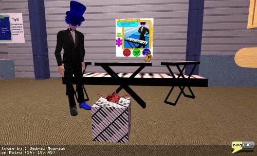 My wife had asked for a copy of the musical notes that I made for the 1 prim piano. She has a project of her own that would do great with them. I packaged up the notes in a classy gift box, but I also went on to make a script that explains how to create songs with the notes. A diagram of piano keys, their notes, and numerical indexes are all described in the comments along with a sample song of Yankee Doodle. I've incorporated the ability to have rests and a beats per minute setting so that songs sound normal. From Dedric Mauriac via bloghud.com