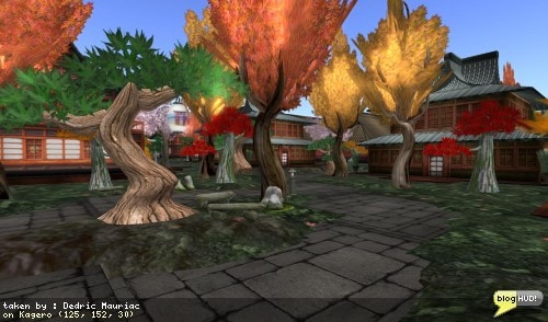 The oriental theme has got to be the most impressive themed community that I have seen yet. Although there is a limited variety to the houses to choose from, it really isn't all that noticeable. It has an atmosphere here complemented by the sceenery around the community. You have roads, lights, interesting trees of different colors, stones, benches and more. This community is tighly knit together. The other community moles should take a look at this one to get some great ideas. Kudos to the oriental moles. From Dedric Mauriac via bloghud.com