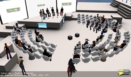 An hour and a half and the panel is still going strong along with comments from the audience. We've covered so many topics, it's crazy and there are still more to come. From Dedric Mauriac via bloghud.com