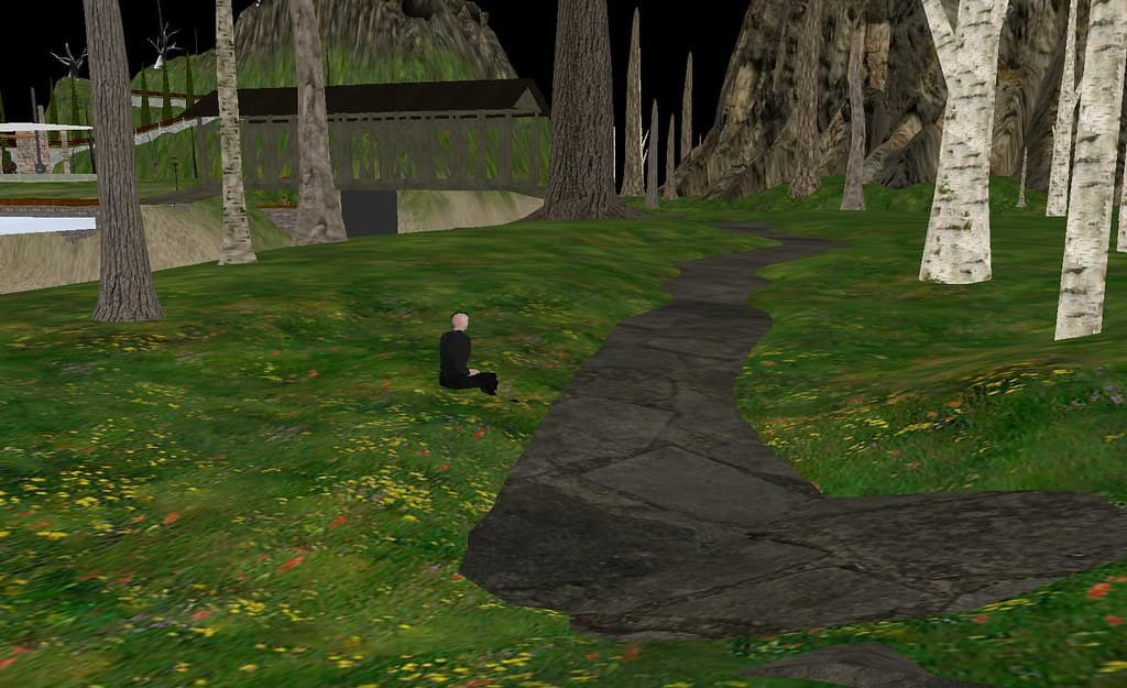 My original attempt to view shadows in Second Life failed about a year ago. I figured that I needed to use a special viewer such as Kirstens viewer to do so. I've been noticing that my friend, Matthew Kidomen has been taking lots of photos for a while with Shadows. I looked up some instructions and found even the Alphaville Herald reported how to enable shadows in the Second Life viewer with the same steps that I previously took.I decided to try it again, and it was like magic. I saw shadows everywhere. It seemed to slow my computer down quite a bit through. My FPS is down between seven and eight when standing still and goes down to a solid six when walking. Removing the settings had my FPS jumping back up in the thirties.One interesting thing is that snapshot previews don't seem to show the shadows. I'm doubting if I'll see them in my blog post either when I send the final image. I'm hoping it will be available though. The place looks much better with shadows, even if it's just for photo shoots. Posted by Second Life Resident Dedric Mauriac - Visit Woodbridge ––– Crosspost by Koinup - original here